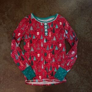 Matilda Size 10 Christmas Pajama Long Sleeve Top